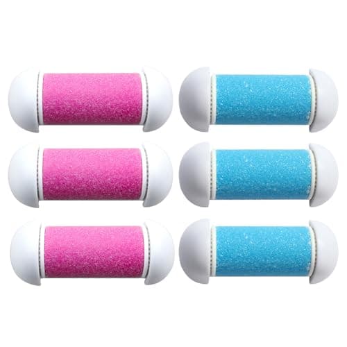 Image of Bohue 6Pcs Pedicure Rasp Foot File Electronic Foot File Replacement Roller Refill Heads Remove Cracked Skin Medium Hard Skin Remove