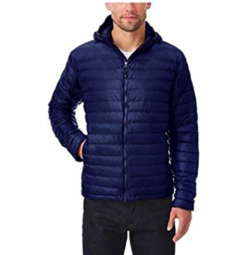 Image of 32 DEGREES Heat Mens Down Jacket with Hood, Navy, XXL