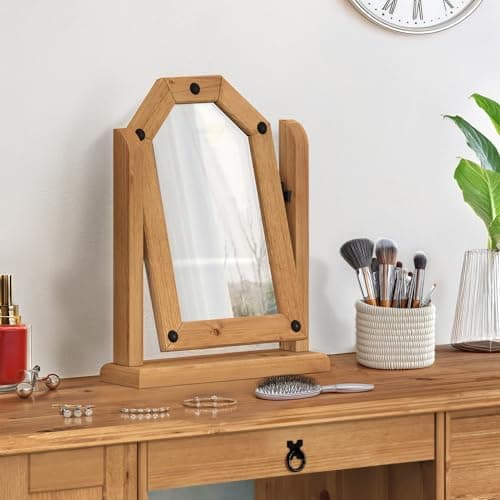 Image of Corona - Mexican Pine - Single Swivel Mirror