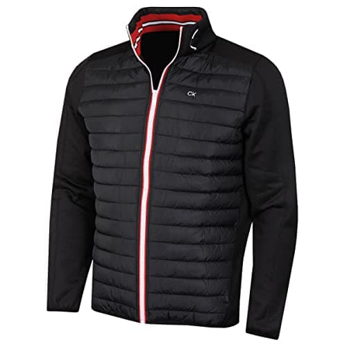 Image of Calvin Klein Mens CK Hybrid Jacket - Black/Red - L