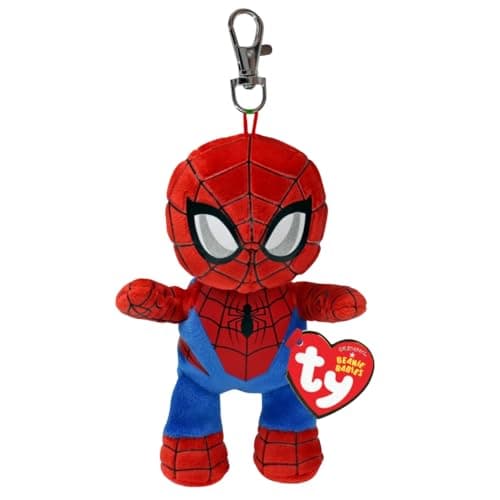 Image of Ty Spiderman Plush Keyring