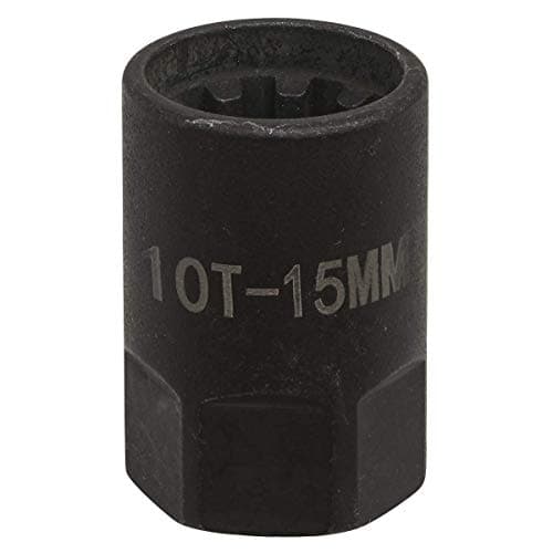 Image of Sealey VS0990 1/2" Sq Drive 15mm Square Ribe Brake Caliper Socket 10pt
