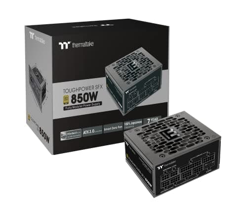 Image of Thermaltake Toughpower SFX 850 WATT/ATX 3.0 / Native PCIE 5/100% Japanese Capacitors/ 80 Plus Gold/Fully Modular PC Power Supply