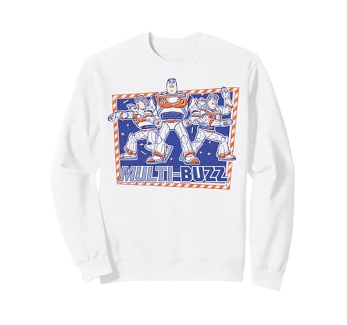 Image of Disney Pixar Toy Story 5 Multi-Buzz Action Buzz Lightyear Sweatshirt