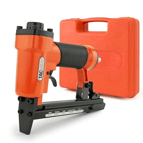 Image of Tacwise A14014V Upholstery Air Stapler, Uses Type 140 / 4 - 14 mm Staples,Orange / Black