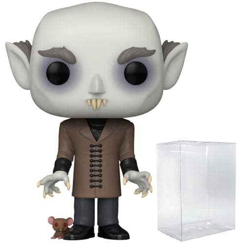 Image of POP Movies: Nosferatu 100th Anniversary - Count Orlok Funko Vinyl Figure (Bundled with Compatible Box Protector Case) Multicolor 3.75 inches