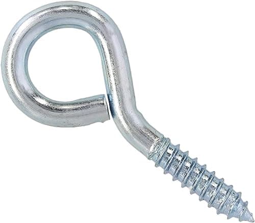 Image of fiXte® Zinc Plated Screw in Eye Steel, 55 mm (2.1/8 inch) (Pack of 24)