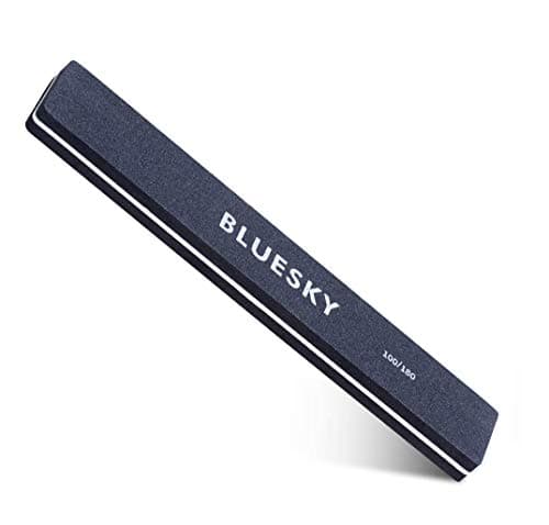 Image of Bluesky Nail Buffer Square, Professional Nail Tool For Gel Nails, Double Sided Dual Grade Grit 100/180, Manicure and Pedicure Accessories