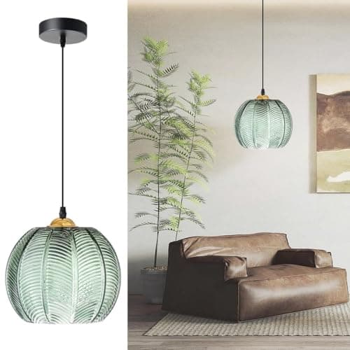 Image of Ceiling Lights Battery Operated Pendant Lights,Battery Hanging lamp with Wireless Remote Dimmable,10 Colors Modes Chandelier with Rechargeable Bulb for Kitchen,Dining Room,Living Room(1 Light)