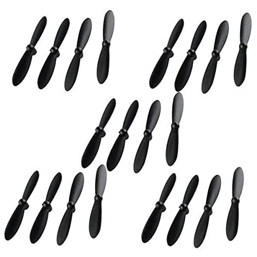 Image of MagiDeal 40Pcs Propeller Set Airscrew Replacement for Mini Drone Quadcopter Helicopter RC Accessories Black