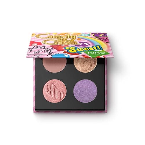 Image of KIKO Milano Candy Crush™ Multi Finish Eyeshadow Palette 03, Palette With 4 Eyeshadows With Matte, Metallic And Shiny Finishes