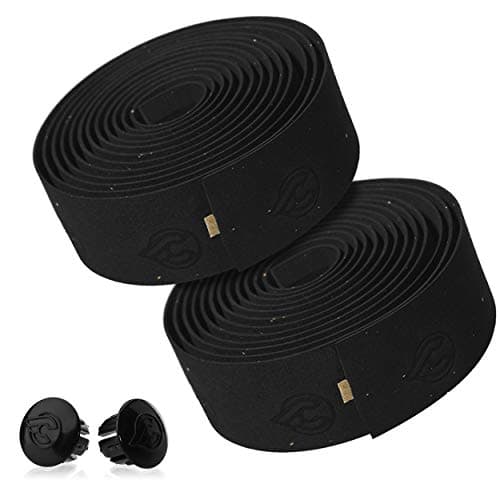 Image of Cinelli Original Cork Handlebar Tape & Plugs, Black