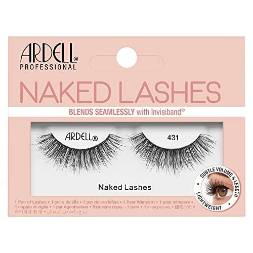 Image of Ardell Naked Lash 431 False Eyelashes, Medium Volume and Length, Vegan Friendly, 1 Pair (Pack of 1)