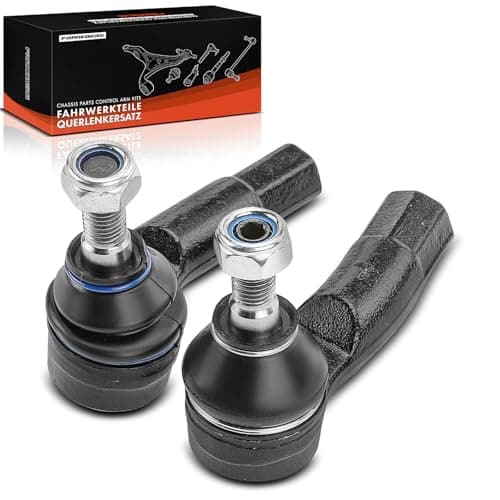 Image of Frankberg 2x Tie Rod End Track Rod End Front Axle Compatible with A1 8X1 8XK All Engines 2010-2015 A3 8L1 All Engines 1997-2003 Golf IV 1J1 Golf Van IV Variant 1J5 1999-2006 Replace# 6C0423811A