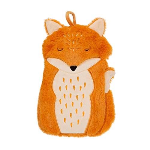 Image of Sass & Belle Finley Fox Hot Water Bottle with Cover – Super Soft and Cosy, Ideal for Adults & Kids – Hot Water Bottle with Cover UK – Cute Winter Gift