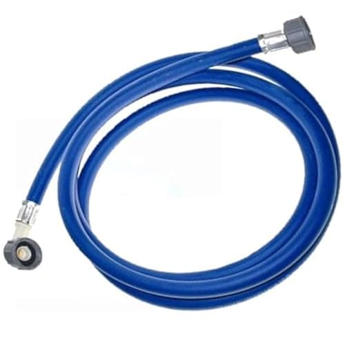 Image of IBBAH Premium 3.5m Extra Long Washing Machine Hose, Dishwasher Pipe Extension, Universal Washing Machine Connector, Inlet & Drain Hose Kit, Cold Water Pipe for Bosch, Samsung, LG & More