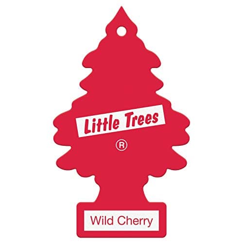 Image of LITTLE TREES 10101 Little Trees Air Freshener Tree MTR0035 Wild Cherry Fragrance For Car Home Boat Caravan,Single Pack