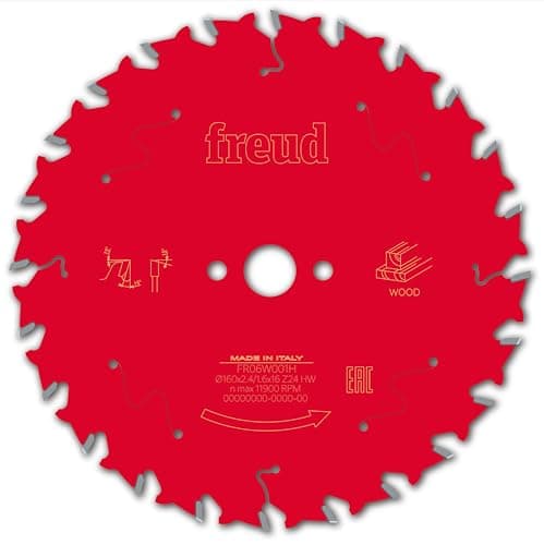 Image of Freud LP30M General Purpose Circular Saw Blade 160mm 24T 16mm