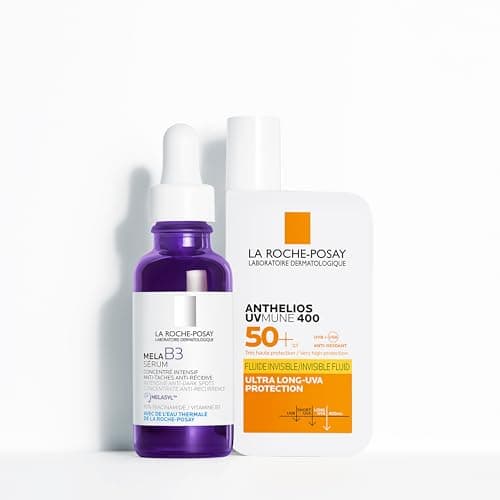 Image of La Roche-Posay Mela B3 Serum & Anthelios UVMune 400 SPF50+ Duo – Anti-Dark Spot Treatment & High UVA/UVB Protection – 30ml + 50ml