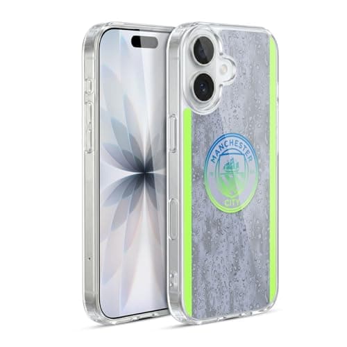 Image of Head Case Designs Officially Licensed Manchester City Man City FC Third 2025/26 Badge Kit Gel Case [Military Grade Protection] Compatible with Apple iPhone 17 and Compatible with MagSafe