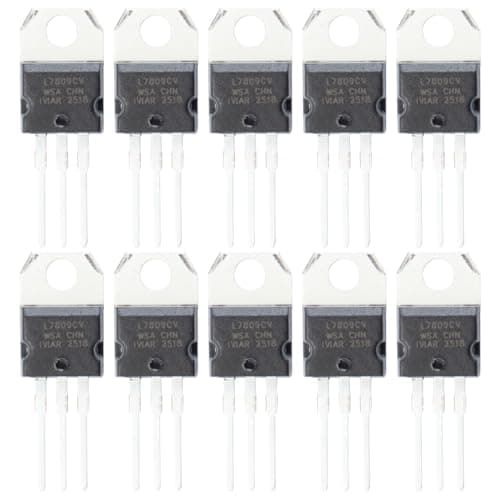 Image of Hoite 10pcs L7809CV Linear Positive Voltage Regulator, Three-Terminal Regulator for monitors, electrical locks, electronic devices (9V)