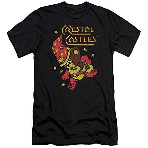 Image of Atari - Mens Crystal Bear Premium Slim Fit T-Shirt, Medium, Black