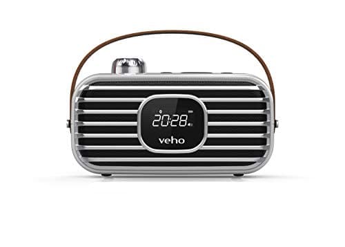 Image of Veho MD-2 Mode Wireless Speaker with DAB+ Radio | FM Radio | Portable | V5.0 Bluetooth | Alarm Clock | 6 Watts RMS | VSS-240-MD2-C