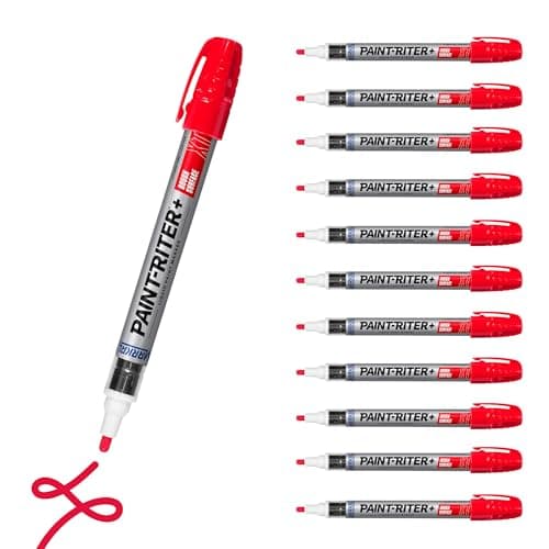 Image of Markal 097252 PRO-LINE XT Marker, Red (Pack of 12)