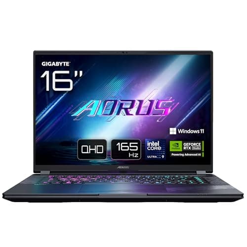 Image of Gigabyte AORUS ELITE 16 BWH Gaming Laptop - 16.0“, 165Hz WQXGA, Intel Ultra 9 275HX, NVIDIA RTX 5070, 32GB DDR5 5600MHz, 2TB Gen4 SSD, Win 11 Home, 2 Year Warranty, Dolby Atmos, ELITE 16 BWHC3UKC65SH