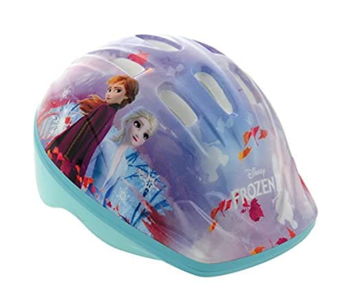 Image of Kids Disney Frozen 2 Safety Helmet | Childrens Lightweight Helmets For Bicycle Skating Scooter Bike | Adjustable 48-52cm To Fit Ages 2-4