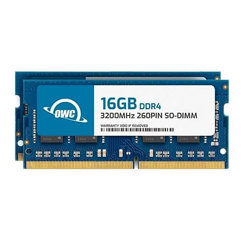 Image of OWC 32GB (2x16GB) DDR4 3200MHz PC4-25600 CL22 1RX8 SO-DIMM 1.2V 260-pin Laptop Notebook Memory RAM Upgrade Module