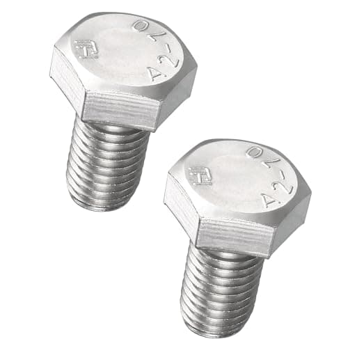 Image of TA-VIGOR M14-2 x 25mm Hex Bolts, 304 Stainless Steel Fully Threaded Coarse Thread Machine Screws, Heavy Duty M14 Hex Bolts for Furniture, Equipment and DIY Repair 2Pcs