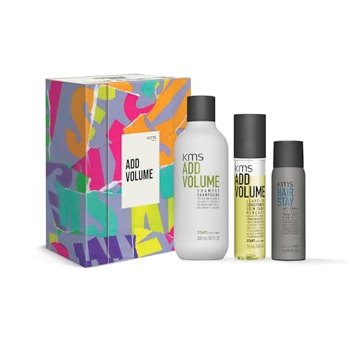 Image of KMS Add Volume Set with Shampoo 300ml, Leave-in Conditioner 150ml, and Anti-Humidity Seal 75ml