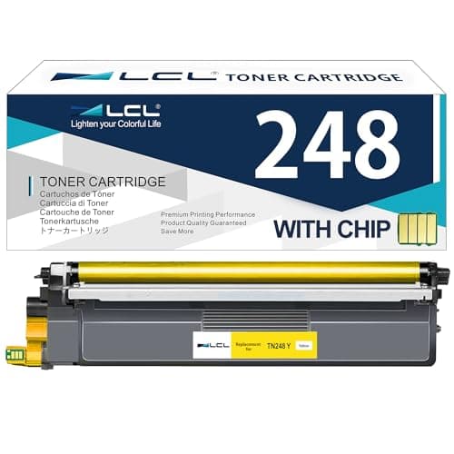 Image of LCL TN248 Toner Cartridge Replacement for Brother TN248 TN-248 TN248Y TN-248Y for DCP-L3520CDW DCP-L3520CDWE HL-L8230CDW MFC-L3740CDW HL-L3220CW MFC-L8390CDW (1 Yellow)