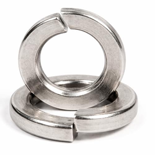 Image of M12 (12mm) (Pack of 10) A4 Marine Grade Stainless Steel Rectangular Spring Lock Washers DIN127B Anti-Vibration Split Washers - A02D/1