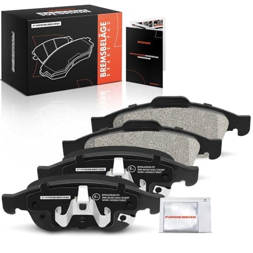 Image of Frankberg Brake Pad Set incl. 4x Pads Front Compatible with 500X 334 1.2L-1.6L 2014-2023 Renegade SUV B1 BU BV 1.0L-2.0L 2014-2023 Replace# 77367369, 77368048