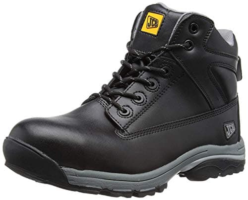 Image of JCB Mens Workmax B Safety Boots Grey/Black 10 UK, 44 EU