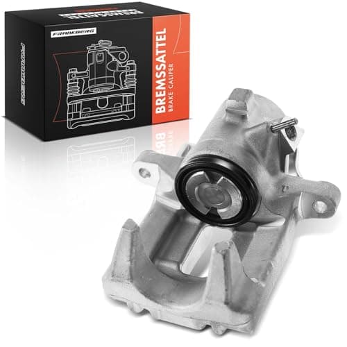 Image of Frankberg Brake Caliper Disc Brake Rear Left Aluminium Compatible with A4 8E2 B6 8EC B7 A4 Avant 8E5 B6 8ED B7 A4 Cabriolet 8H7 B6 8HE B7 Exeo 3R2 Replace# 8E0615423G