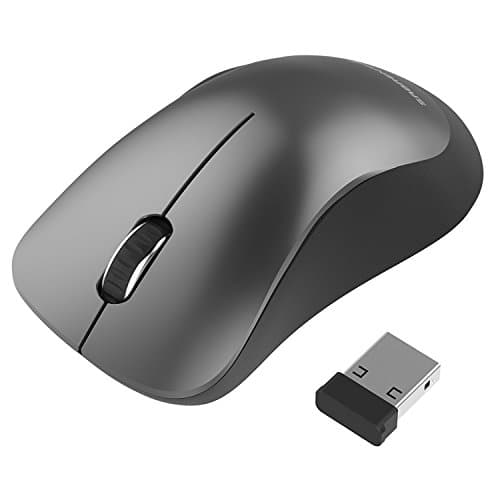 Image of SABRENT Optical Wireless Mouse Ergonomic Mouse – 2.4GHz Cordless USB Wireless Mouse with Nano Receiver for Laptop PC Windows Mac (MS-WRLS)