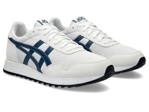 Image of ASICS 1201A792-103 Tiger Runner II Men White/Vintage Indigo UK 3.5
