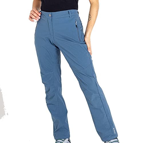 Image of Dare 2b Melodic II Womens Hiking Trousers with Stretch Fabric, Water Repellent Finish, Trekking and Walking Long Leg Trousers, Multi Pockets - Regular Leg
