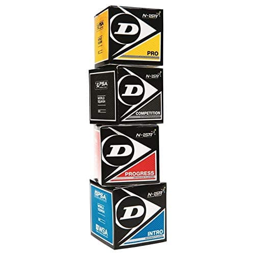 Image of Sportsends Dunlop Squash Balls - All Types inc Variety Pack (Pack of 4) (Variety/Mix)