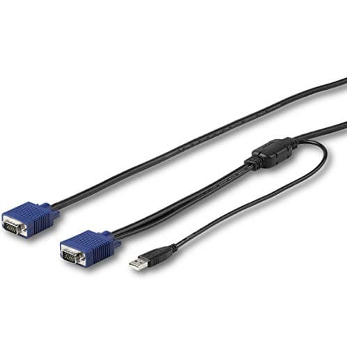 Image of StarTech.com 6 ft. (1.8 m) USB KVM Cable for StarTech.com Rackmount Consoles - VGA and USB KVM Console Cable (RKCONSUV6)