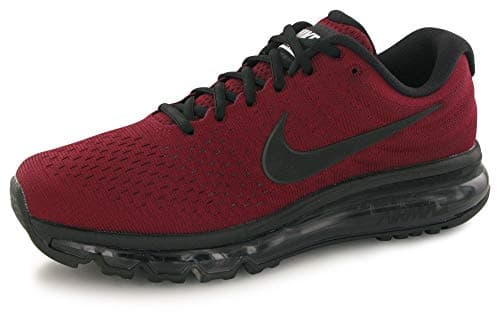Image of NIKE Air Max 90 Mens Running Shoes, Team Red Black Dark Grey, 9.5 UK
