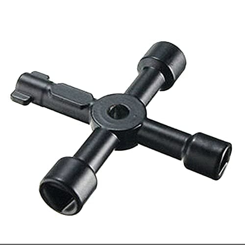 Image of fiXte 4 Way Metal Utility Service Key. Wate, Electricity and Gas cabinets