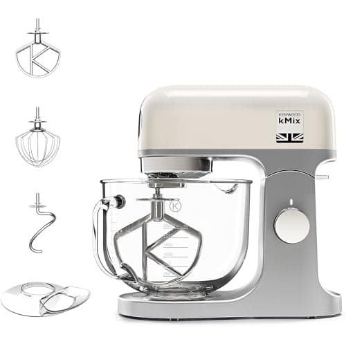 Image of Kenwood KMX754CR KMIX 1000Watts Stand Mixer 6-Speeds Cream