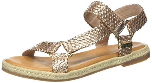 Image of LES TROPEZIENNES PAR M. BELARBI Women's Hipsto Sandal, Gold, 6 UK