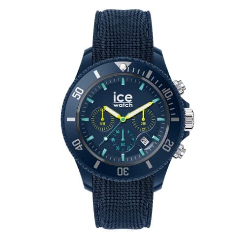 Image of ICE-WATCH - ICE chrono Blue lime - Men's wristwatch with silicon strap - Chrono - 020617 (Large)