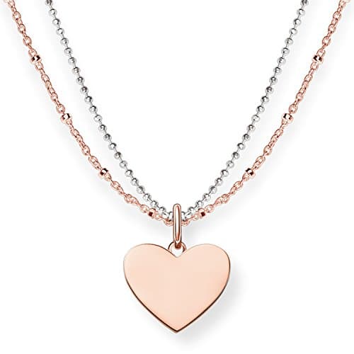 Image of Thomas Sabo necklace heart gold-plated silver LBKE0004-415-12-L45V