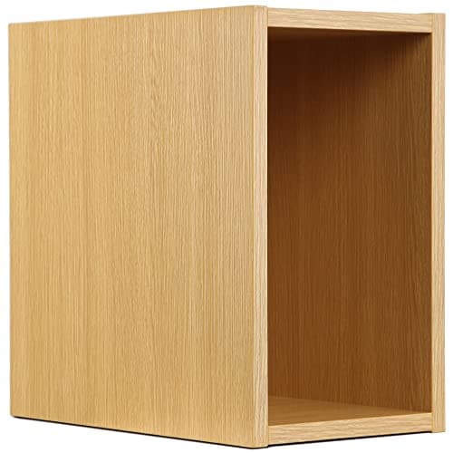 Image of Charles Jacobs Vinyl Record LP Storage Box Unit - Oak - Small